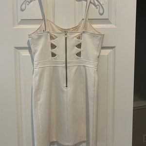 White mini dress